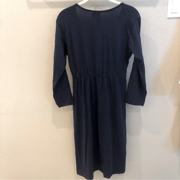 NWT Navy Blue Times Two Maternity Dress, size Medium - Picture 5 of 10